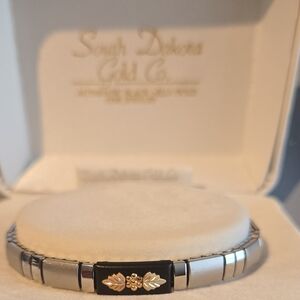 Sophisticated Two-Tone Bracelet by